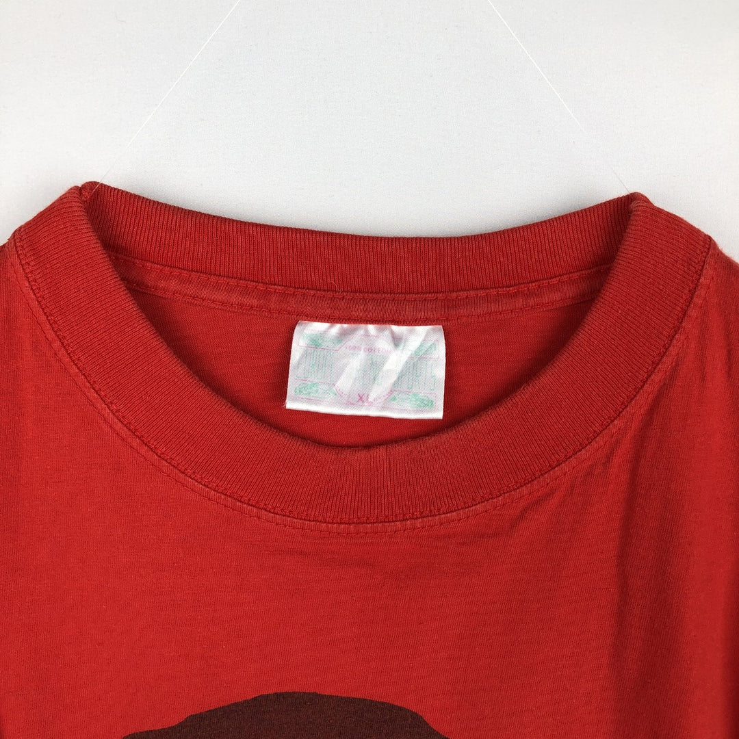 Che Guevara print T-shirt, men's size XL. cotton red type Vintage Second Hand