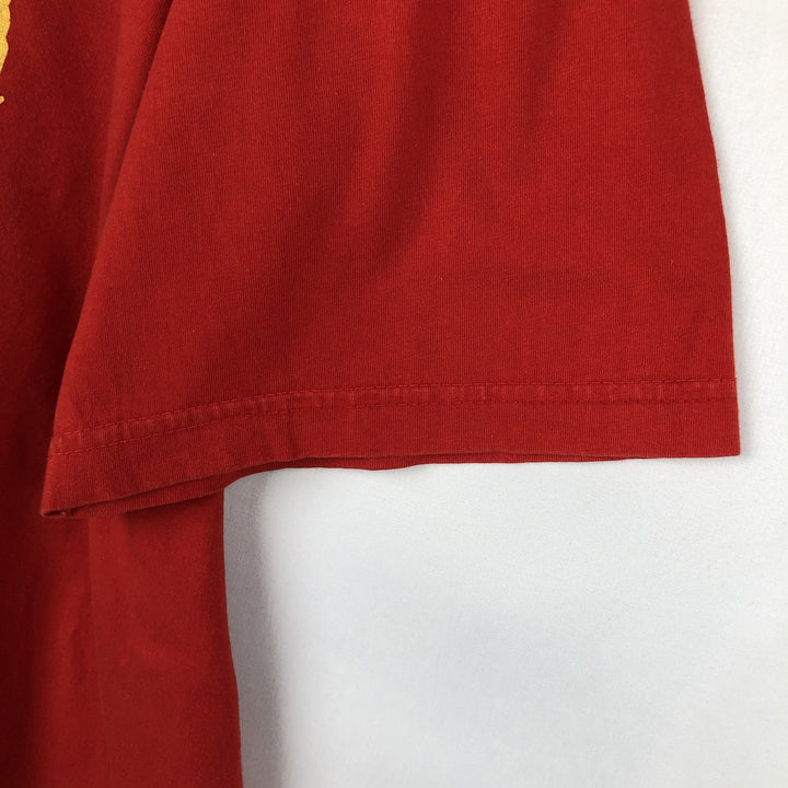 Che Guevara print T-shirt, men's size XL. cotton red type Vintage Second Hand
