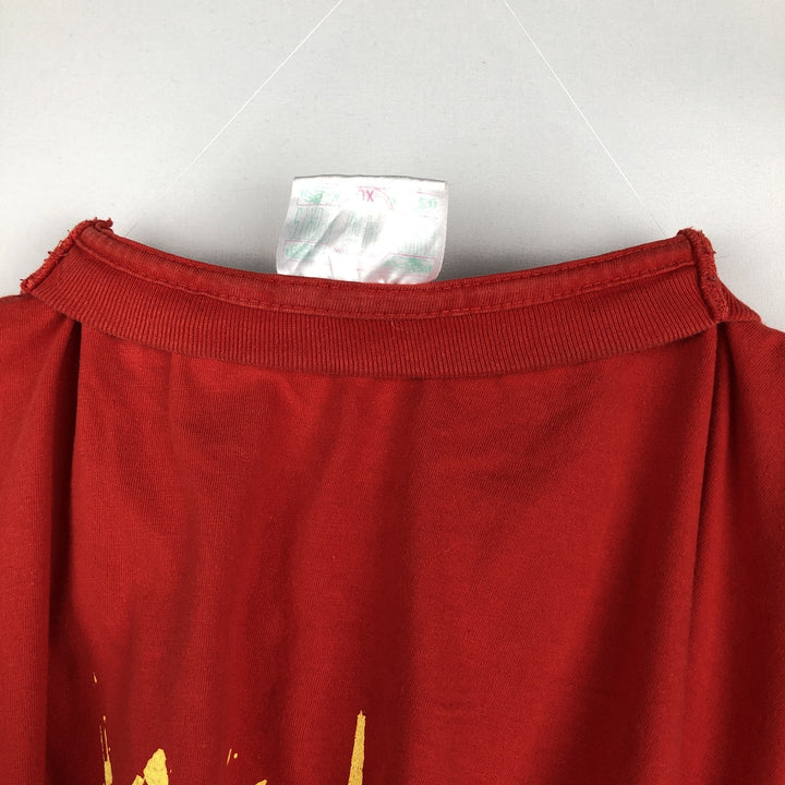Che Guevara print T-shirt, men's size XL. cotton red type Vintage Second Hand