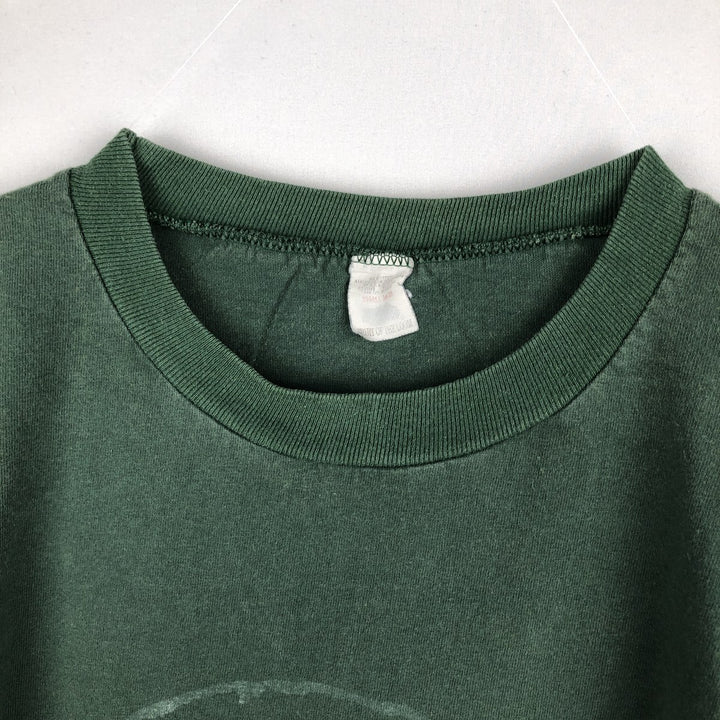 Fruit of the Loom Che Guevara Print T-Shirt (Men's Size S) cotton Green type dark green Vintage Second Hand