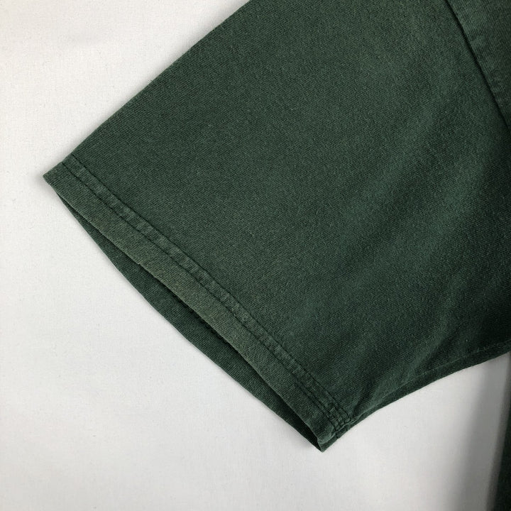 Fruit of the Loom Che Guevara Print T-Shirt (Men's Size S) cotton Green type dark green Vintage Second Hand