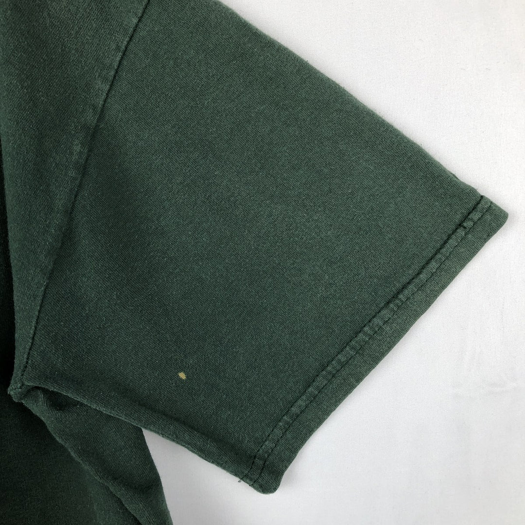 Fruit of the Loom Che Guevara Print T-Shirt (Men's Size S) cotton Green type dark green Vintage Second Hand