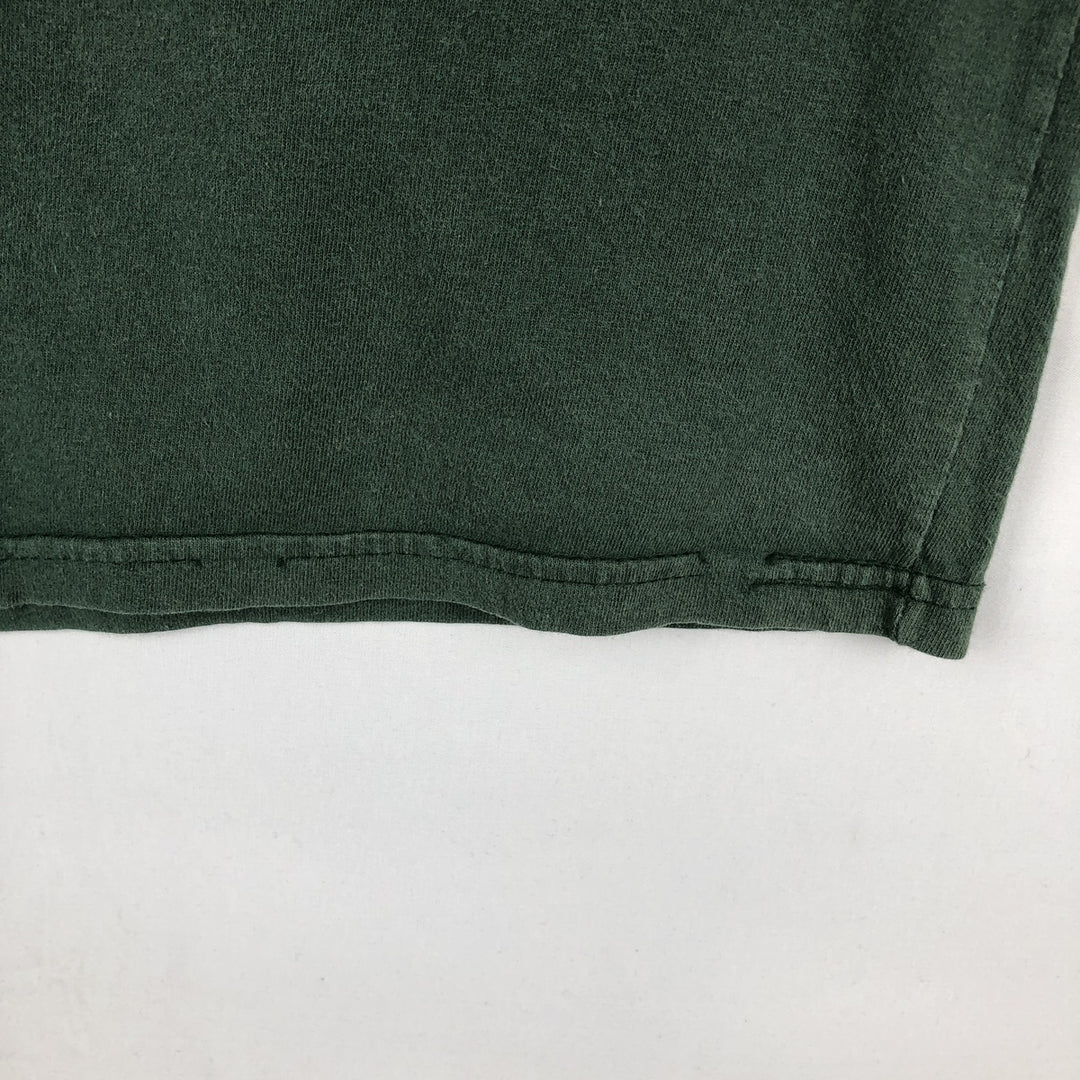 Fruit of the Loom Che Guevara Print T-Shirt (Men's Size S) cotton Green type dark green Vintage Second Hand