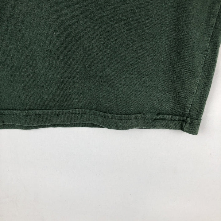Fruit of the Loom Che Guevara Print T-Shirt (Men's Size S) cotton Green type dark green Vintage Second Hand