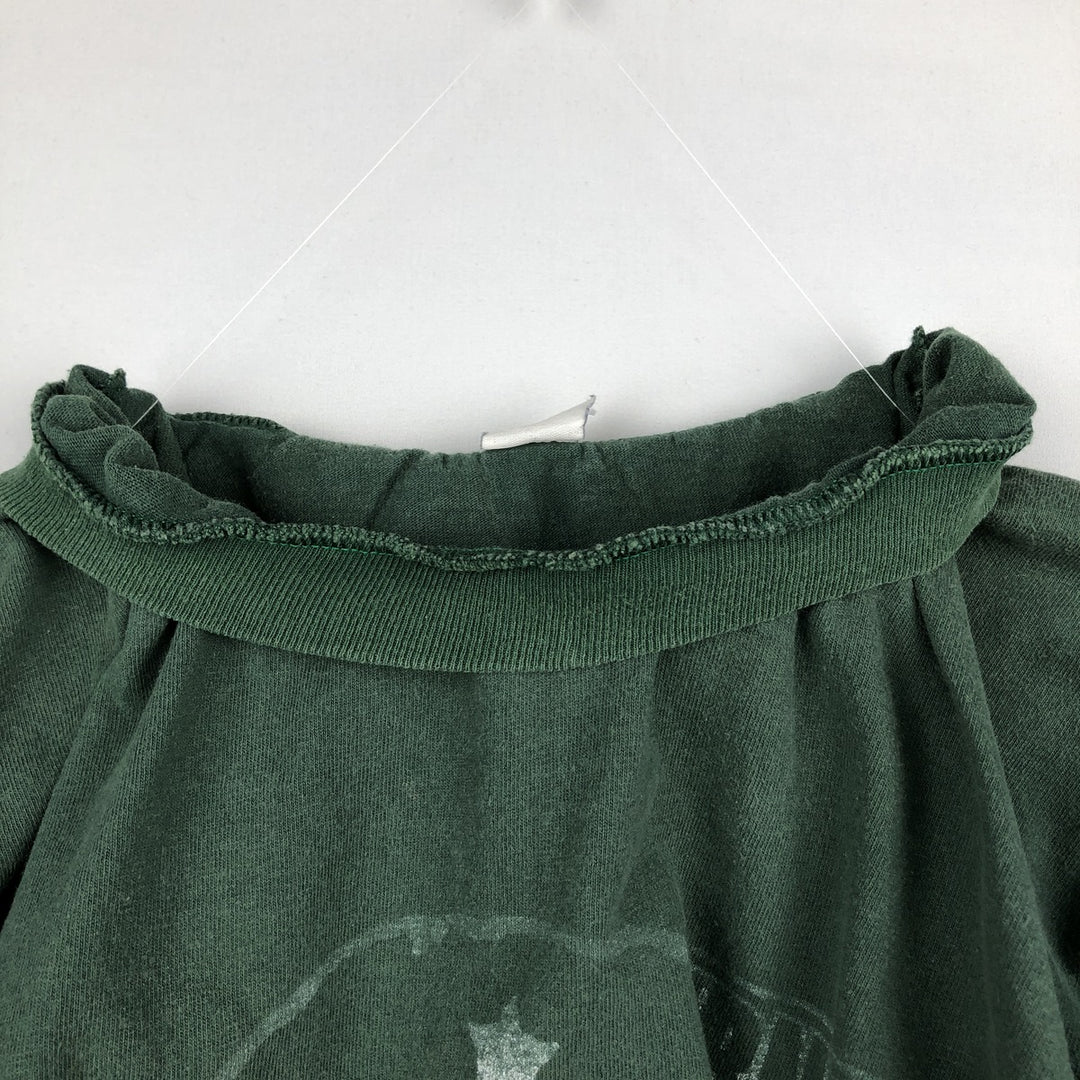 Fruit of the Loom Che Guevara Print T-Shirt (Men's Size S) cotton Green type dark green Vintage Second Hand