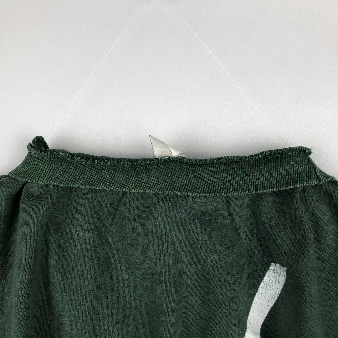 Fruit of the Loom Che Guevara Print T-Shirt (Men's Size S) cotton Green type dark green Vintage Second Hand