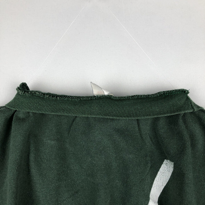 Fruit of the Loom Che Guevara Print T-Shirt (Men's Size S) cotton Green type dark green Vintage Second Hand