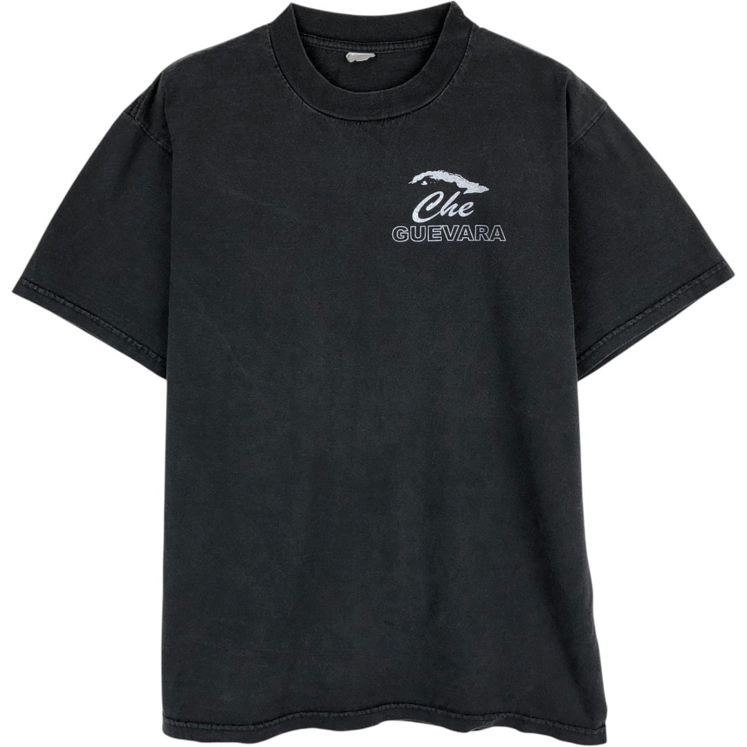 Che Guevara print T-shirt, men's size M (approx.) unclear black type Vintage Second Hand