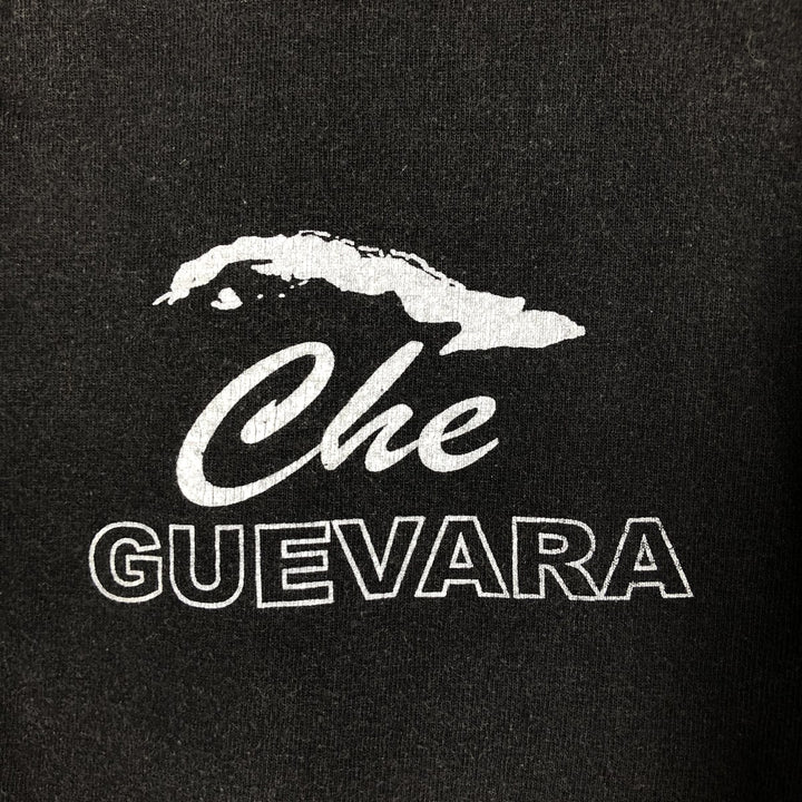 Che Guevara print T-shirt, men's size M (approx.) unclear black type Vintage Second Hand