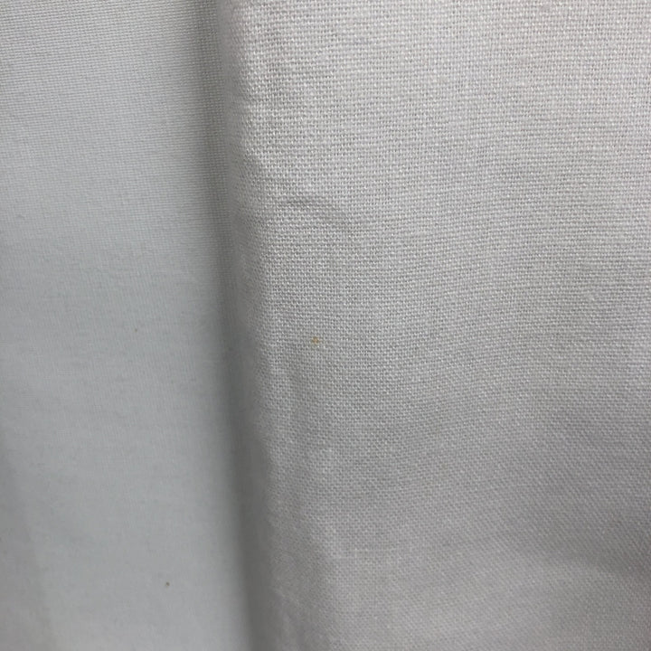 TRUST Short Sleeve Open Collar Linen Shirt, Box Shirt, Men's XL linen white type Vintage Second Hand
