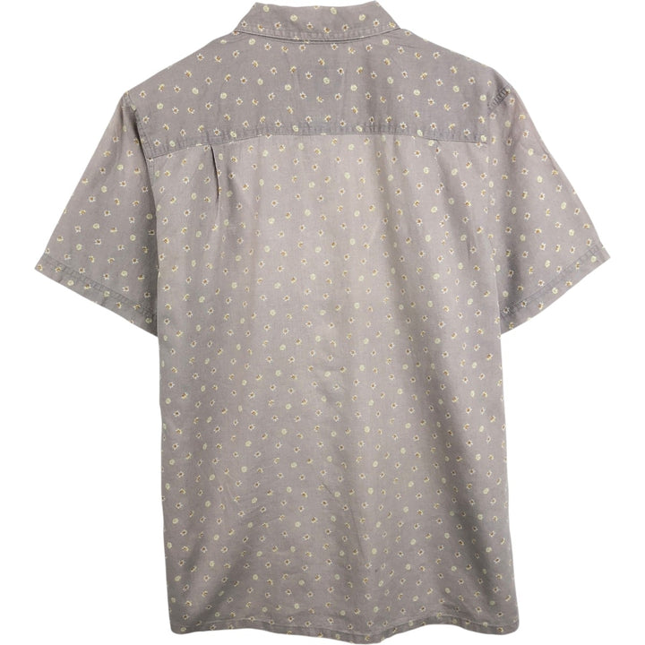 Patagonia 53139SP21 Floral Print Short-Sleeve Hemp x Organic Cotton Box Shirt (Men's Size M) Hemp gray type Vintage Second Hand