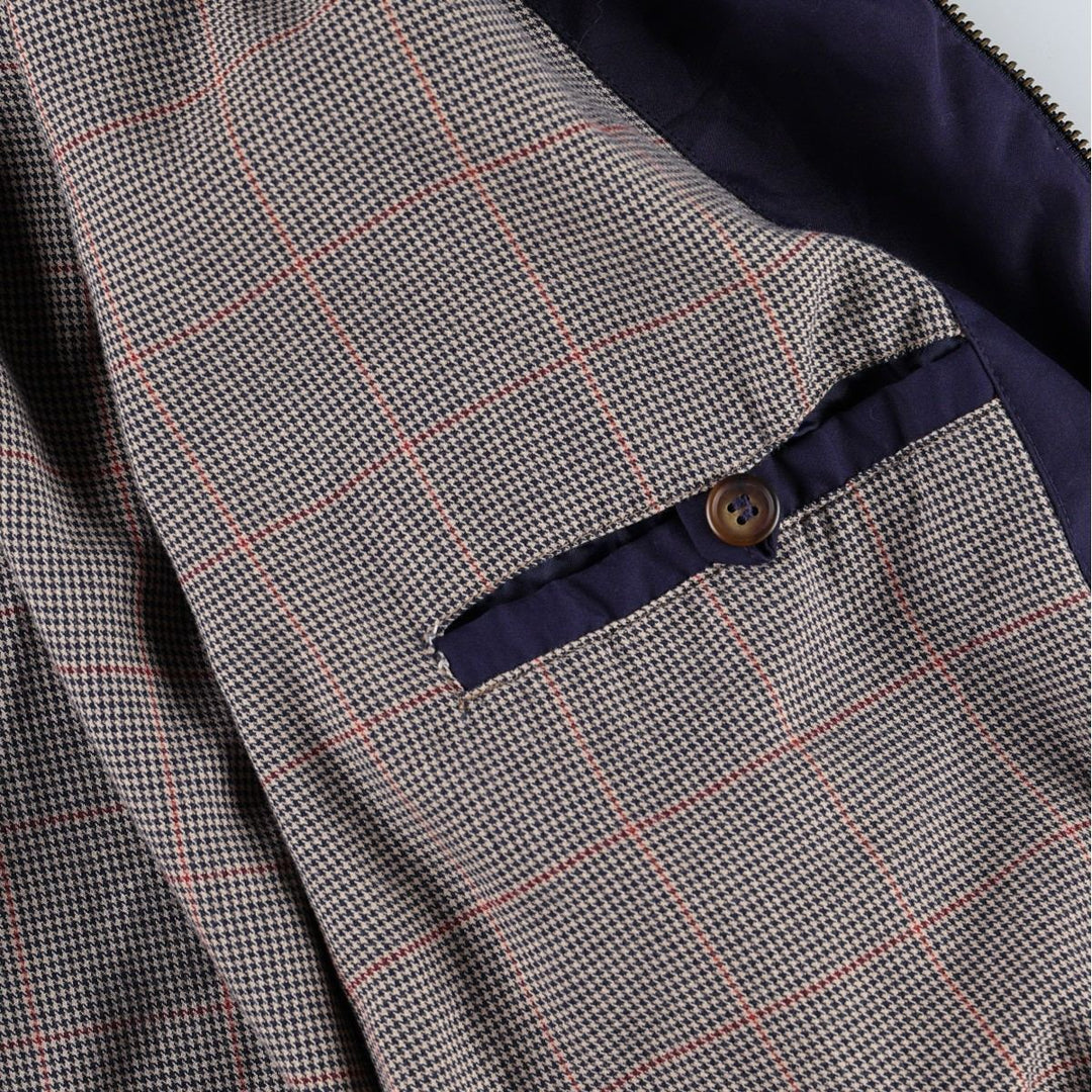 Ralph Lauren CHAPS swing top sports jacket, men's size L polyester navy blue type Vintage Second Hand