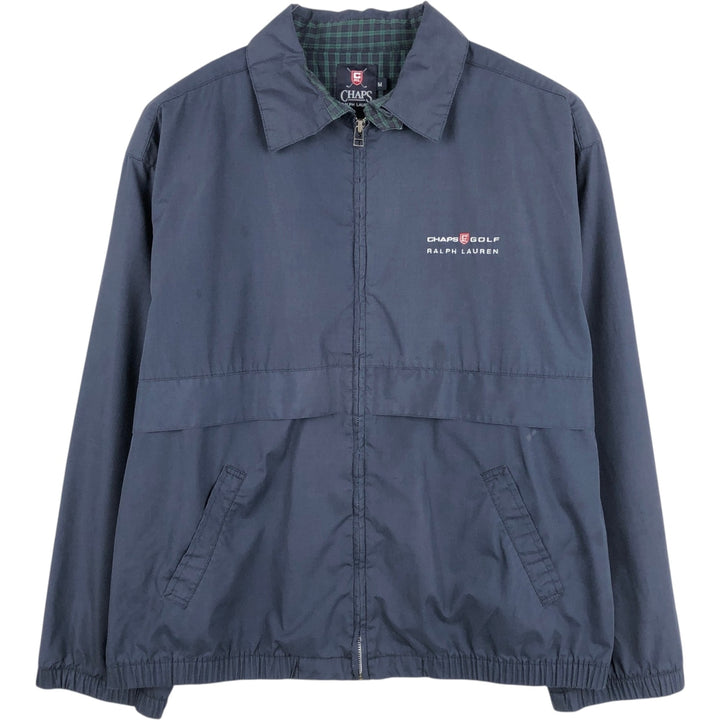 Ralph Lauren CHAPS Swing Top Sports Jacket, Men's Size M (approx.) polyester navy blue type Vintage Second Hand