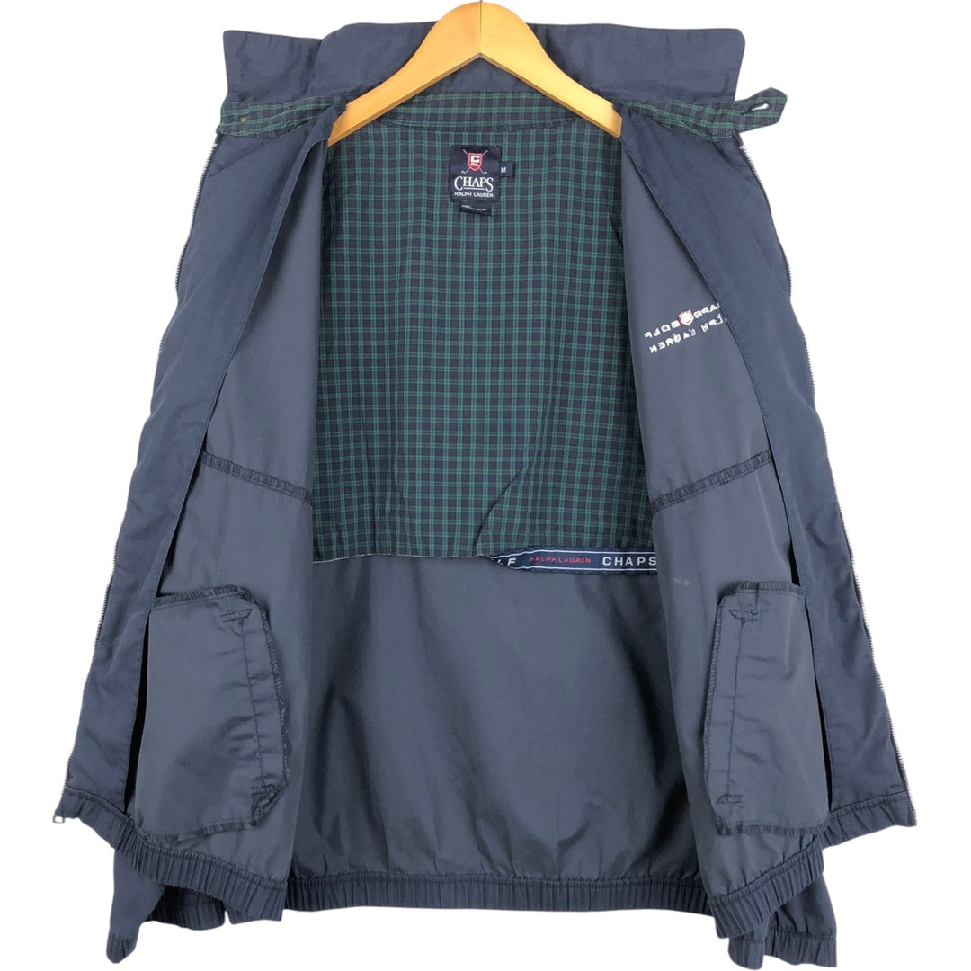 Ralph Lauren CHAPS Swing Top Sports Jacket, Men's Size M (approx.) polyester navy blue type Vintage Second Hand