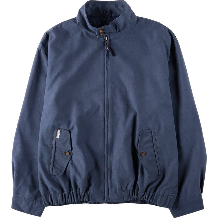 Ralph Lauren CHAPS Harrington Jacket Swing Top (Men's Size L) polyester navy blue type Vintage Second Hand