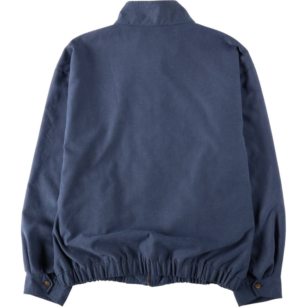 Ralph Lauren CHAPS Harrington Jacket Swing Top (Men's Size L) polyester navy blue type Vintage Second Hand