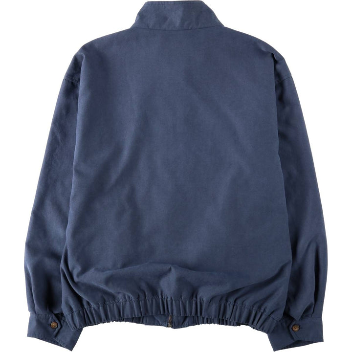 Ralph Lauren CHAPS Harrington Jacket Swing Top (Men's Size L) polyester navy blue type Vintage Second Hand