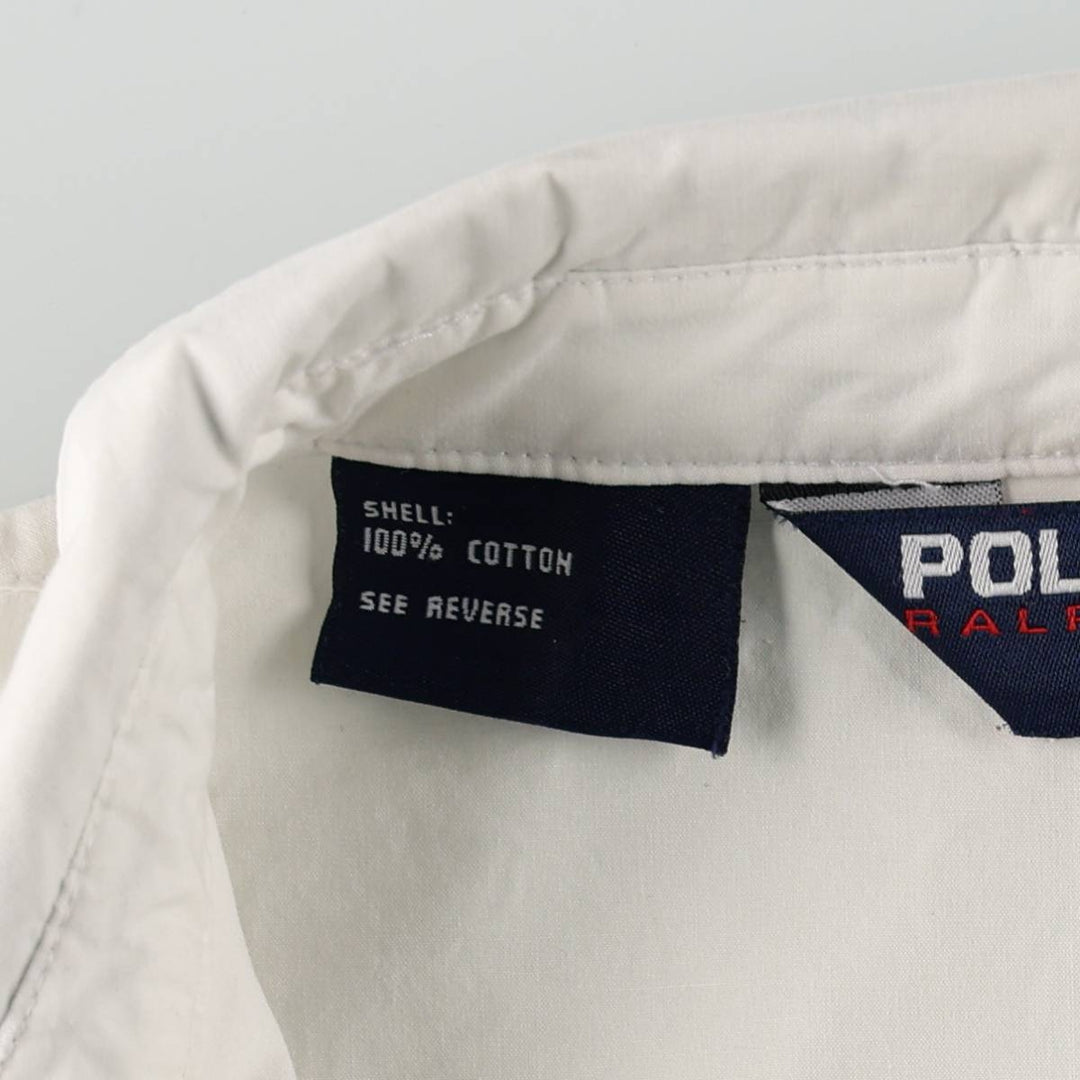 1990'S Ralph Lauren POLO SPORT Swing Top Sport Jacket, Men's Size L (approx.), Vintage cotton white type Vintage Second Hand