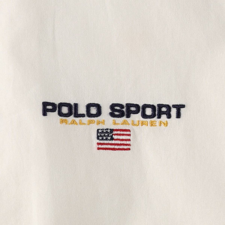 1990'S Ralph Lauren POLO SPORT Swing Top Sport Jacket, Men's Size L (approx.), Vintage cotton white type Vintage Second Hand