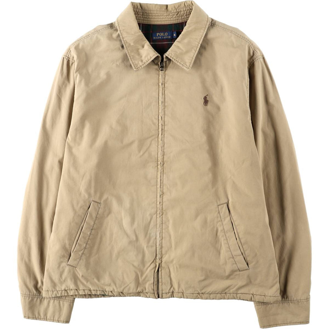 Ralph Lauren POLO RALPH LAUREN Swing Top Sports Jacket Men's XL cotton Beige type Vintage Second Hand