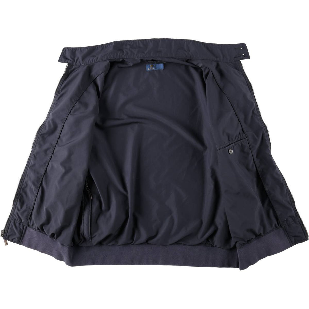Ralph Lauren POLO RALPH LAUREN Harrington Jacket, Swing Top, Men's XL polyester navy blue type Vintage Second Hand