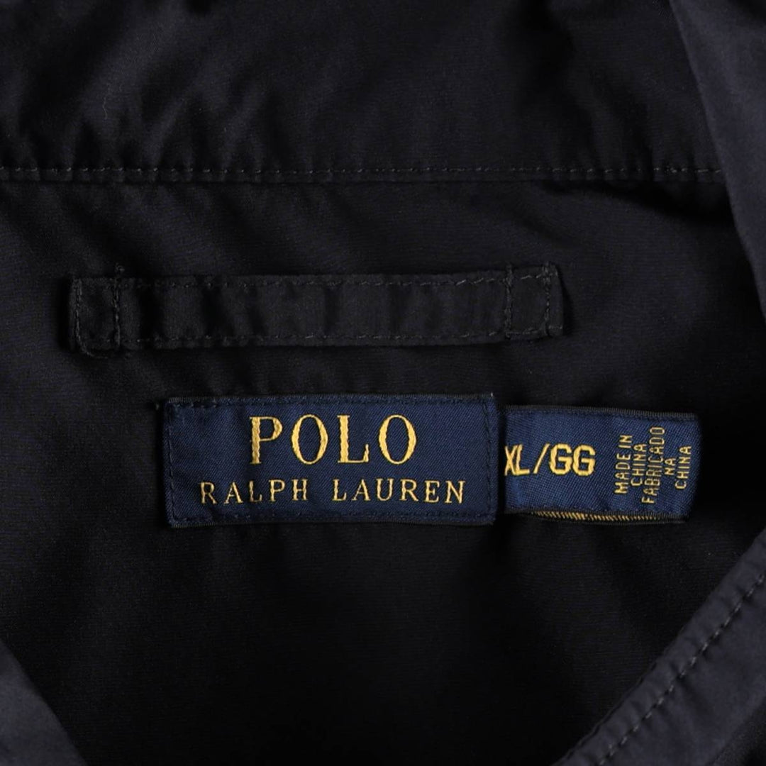 Ralph Lauren POLO RALPH LAUREN Harrington Jacket, Swing Top, Men's XL polyester navy blue type Vintage Second Hand