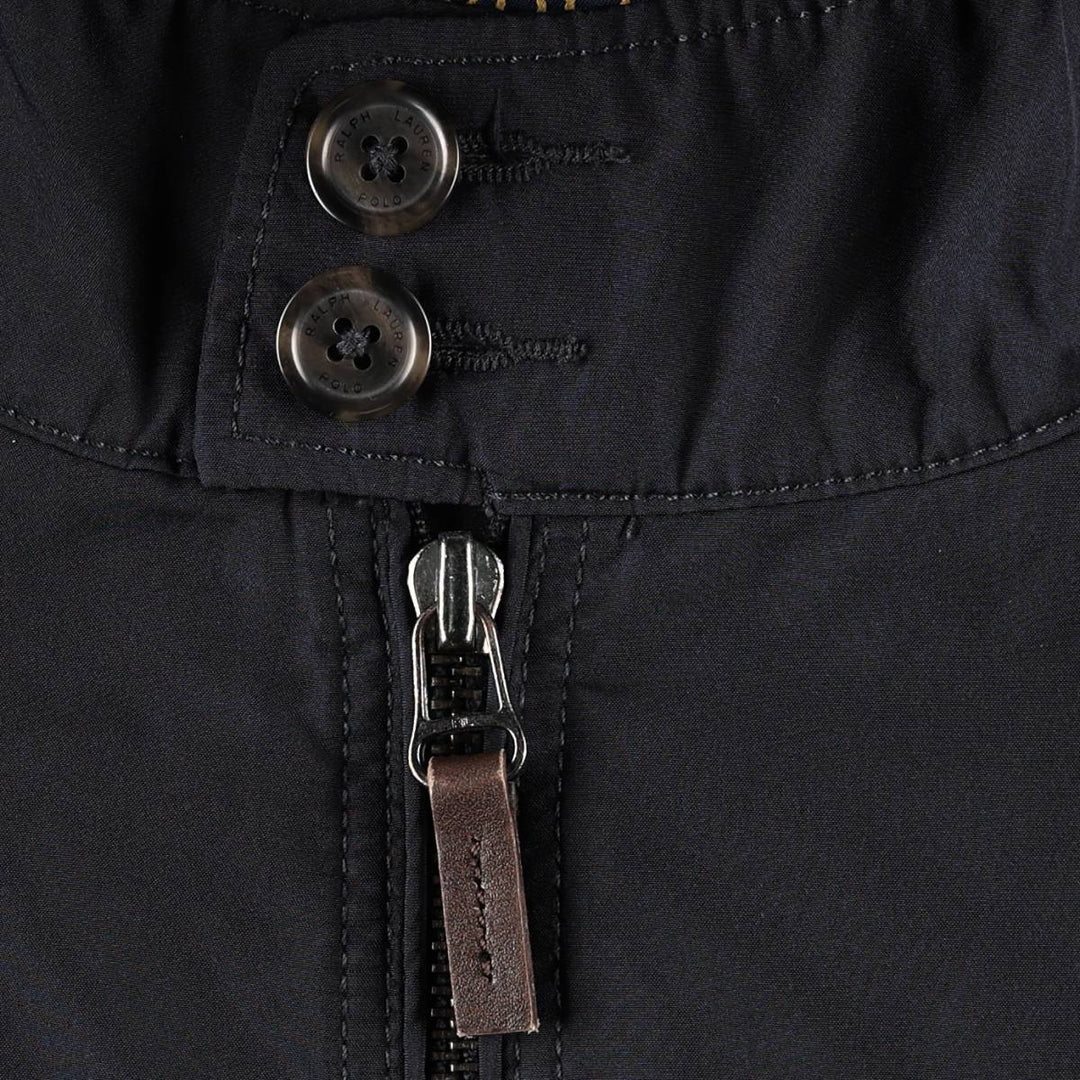 Ralph Lauren POLO RALPH LAUREN Harrington Jacket, Swing Top, Men's XL polyester navy blue type Vintage Second Hand