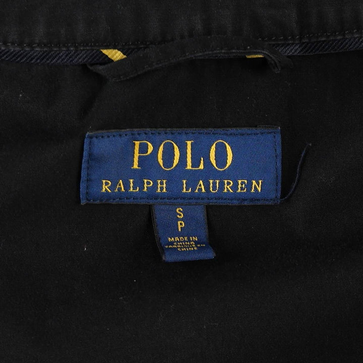 Ralph Lauren POLO RALPH LAUREN Swing Top Sports Jacket Men's S cotton black type Vintage Second Hand