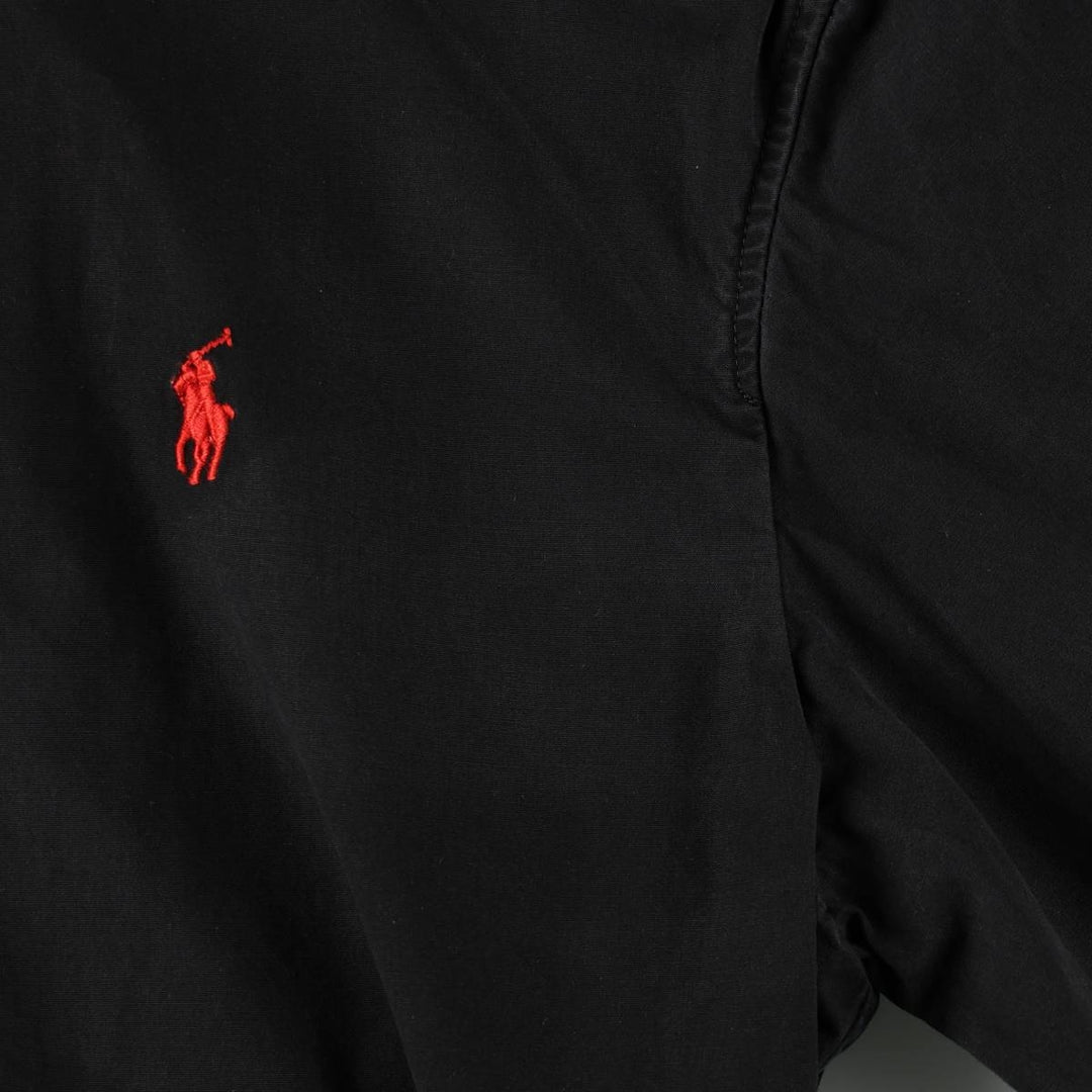 Ralph Lauren POLO RALPH LAUREN Swing Top Sports Jacket Men's S cotton black type Vintage Second Hand