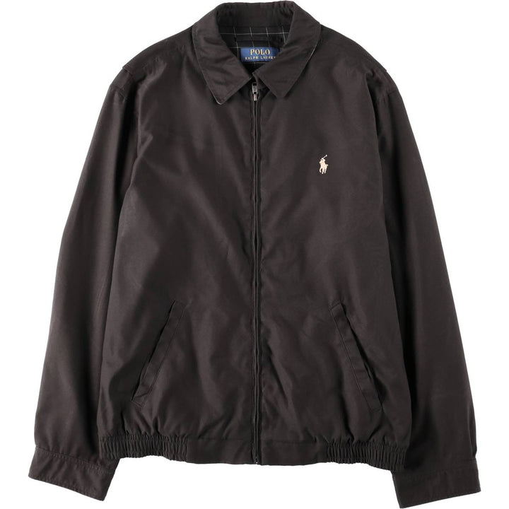 Ralph Lauren POLO RALPH LAUREN Swing Top Sports Jacket Men's M polyester black type Vintage Second Hand