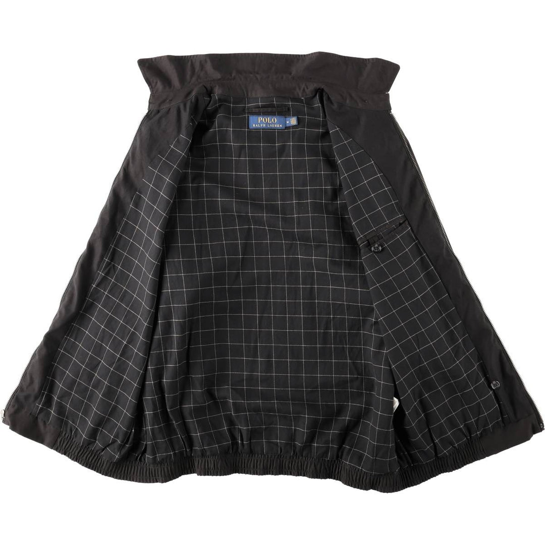 Ralph Lauren POLO RALPH LAUREN Swing Top Sports Jacket Men's M polyester black type Vintage Second Hand