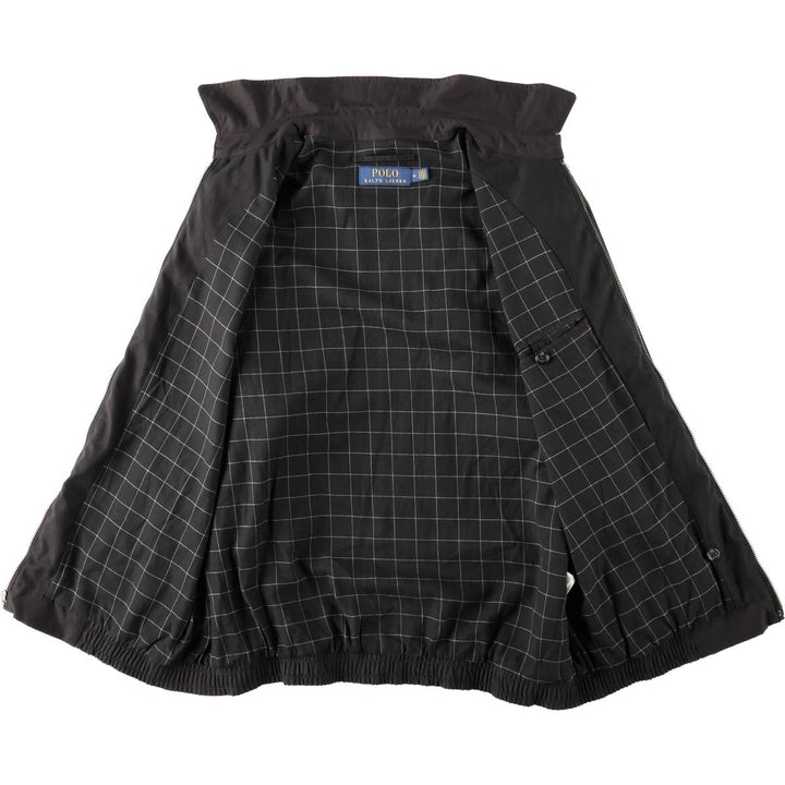 Ralph Lauren POLO RALPH LAUREN Swing Top Sports Jacket Men's M polyester black type Vintage Second Hand
