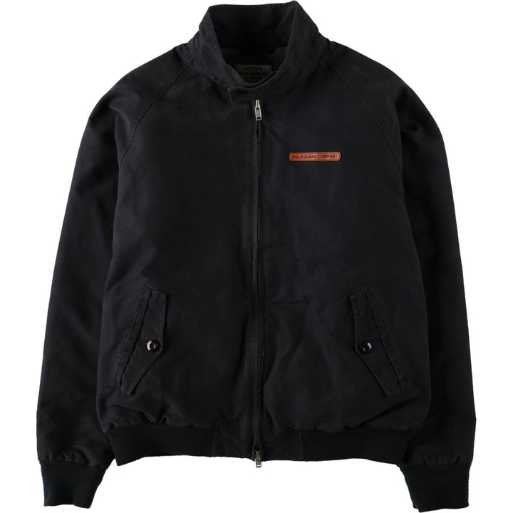 Ralph Lauren Polo Jeans Company Harrington Jacket, Swing Top, Men's Size Medium cotton black type Vintage Second Hand