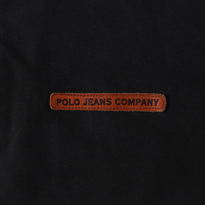 Ralph Lauren Polo Jeans Company Harrington Jacket, Swing Top, Men's Size Medium cotton black type Vintage Second Hand