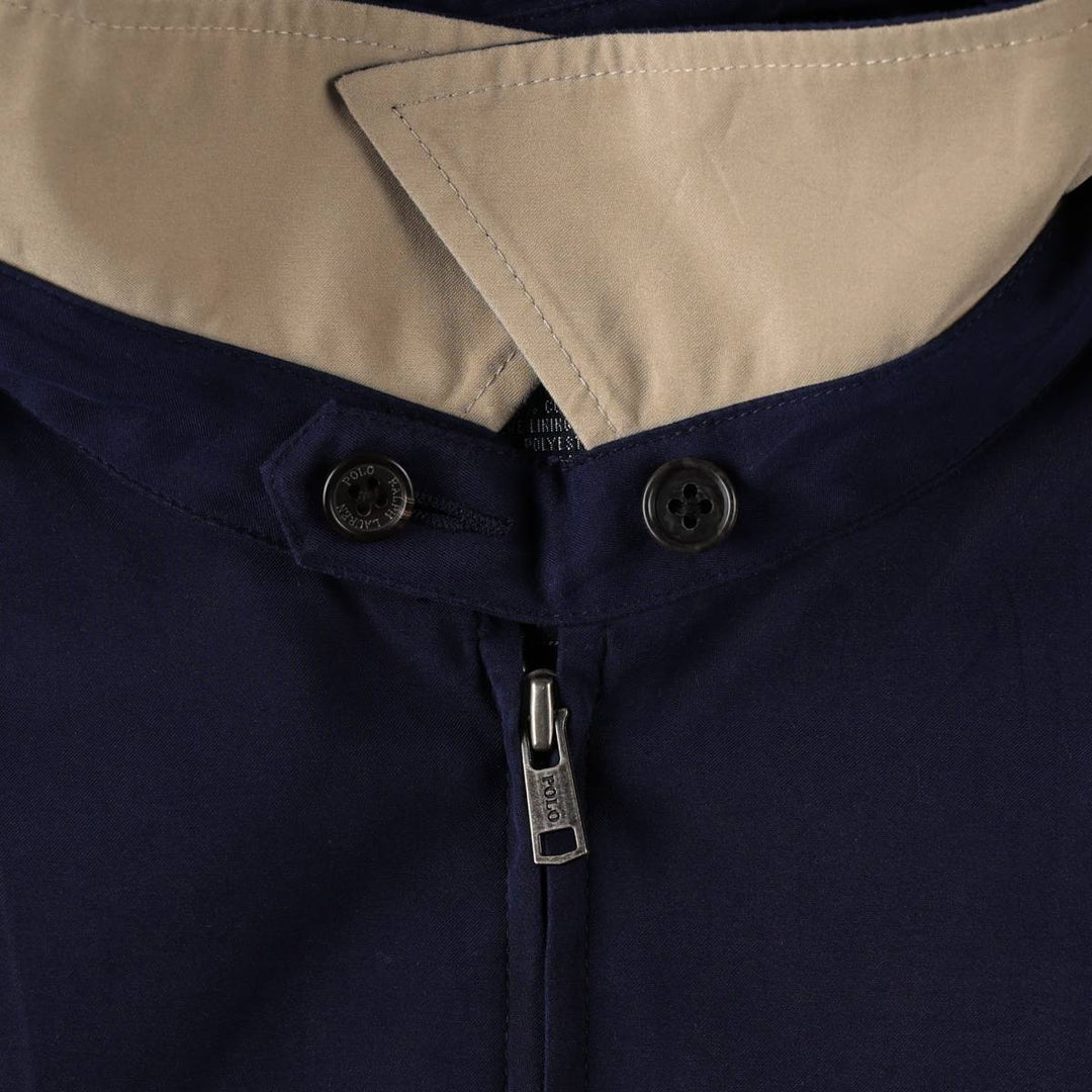 Ralph Lauren POLO by Ralph Lauren Swing Top Sports Jacket Men's XL polyester navy blue type Vintage Second Hand
