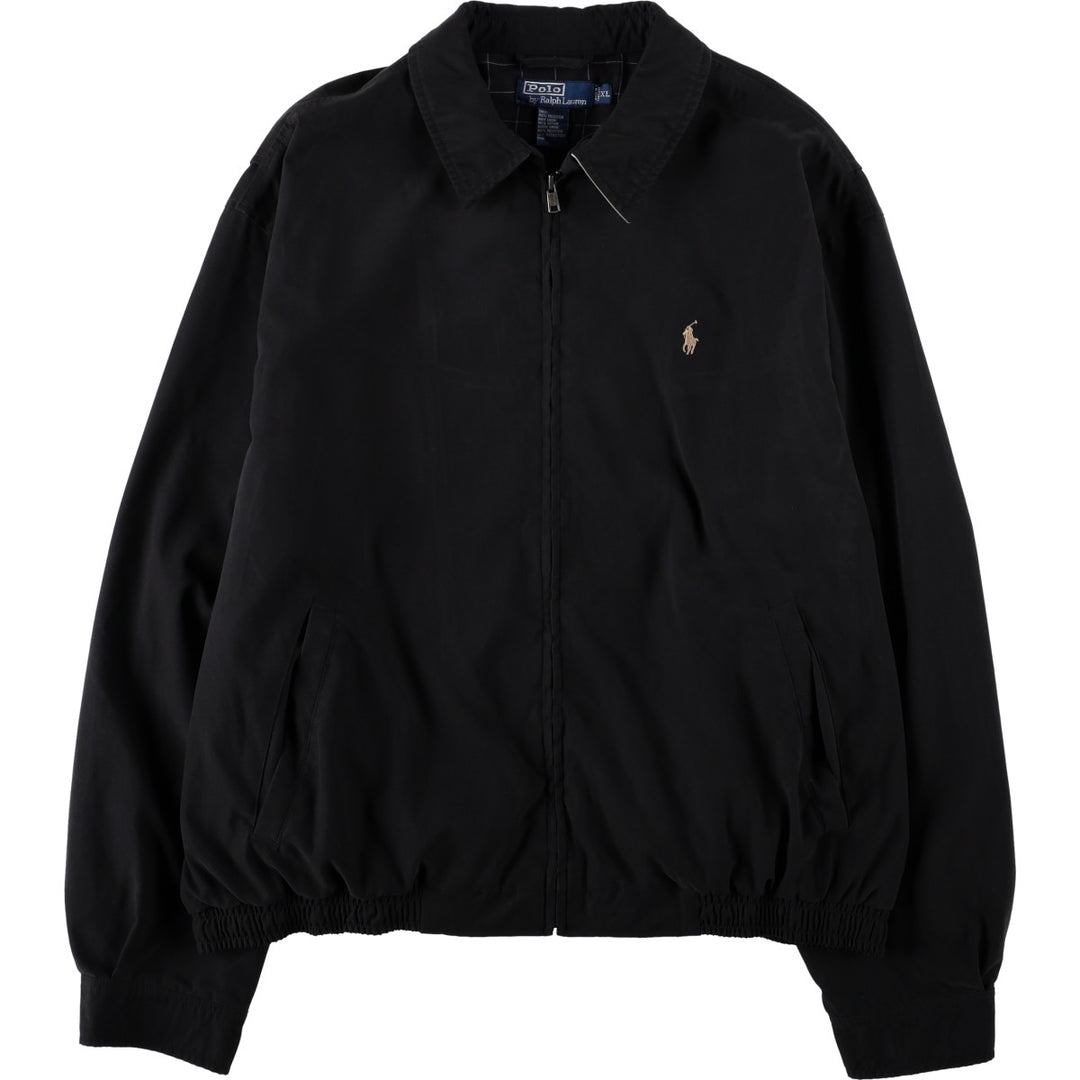 Ralph Lauren POLO by Ralph Lauren Swing Top Sports Jacket Men's XL polyester black type Vintage Second Hand