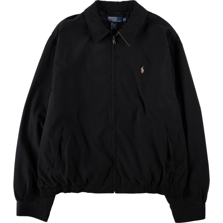 Ralph Lauren POLO by Ralph Lauren Swing Top Sports Jacket Men's XL polyester black type Vintage Second Hand