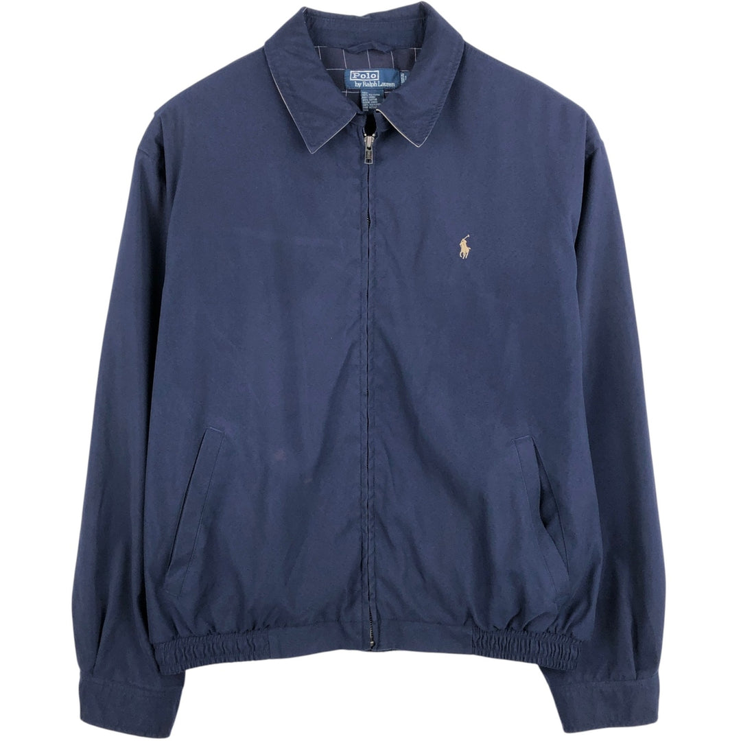 Ralph Lauren POLO by Ralph Lauren Swing Top Sports Jacket Men's L size polyester navy blue type Vintage Second Hand