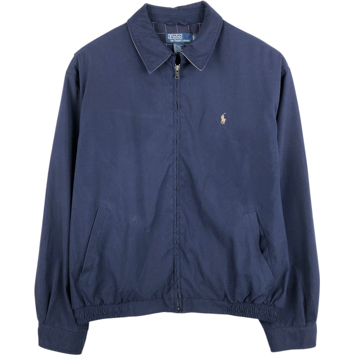 Ralph Lauren POLO by Ralph Lauren Swing Top Sports Jacket Men's L size polyester navy blue type Vintage Second Hand
