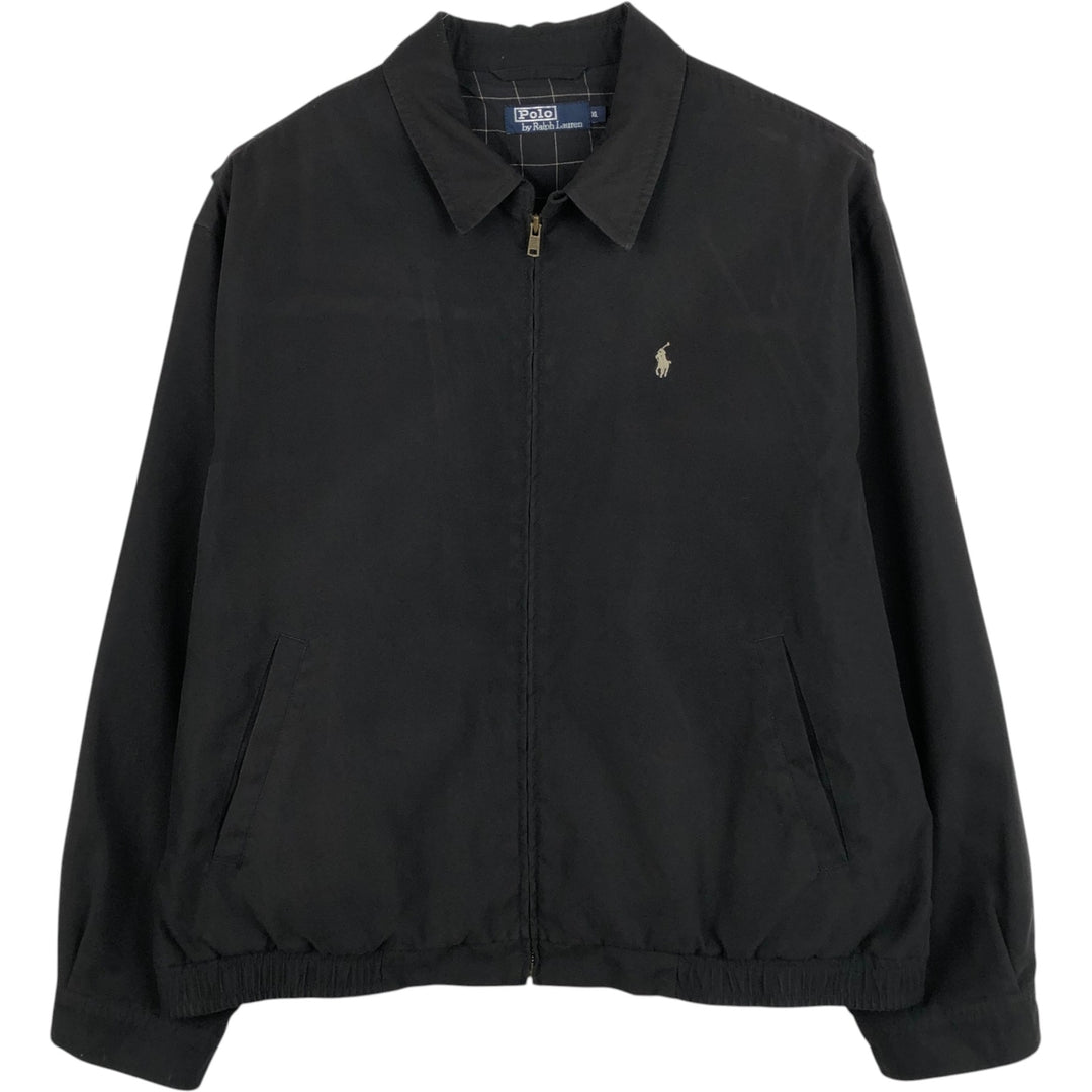 Ralph Lauren POLO by Ralph Lauren Swing Top Sports Jacket Men's XL polyester black type Vintage Second Hand