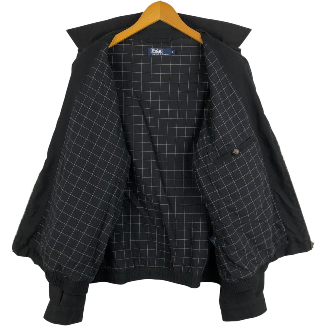 Ralph Lauren POLO by Ralph Lauren Swing Top Sports Jacket Men's XL polyester black type Vintage Second Hand