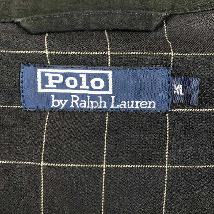 Ralph Lauren POLO by Ralph Lauren Swing Top Sports Jacket Men's XL polyester black type Vintage Second Hand