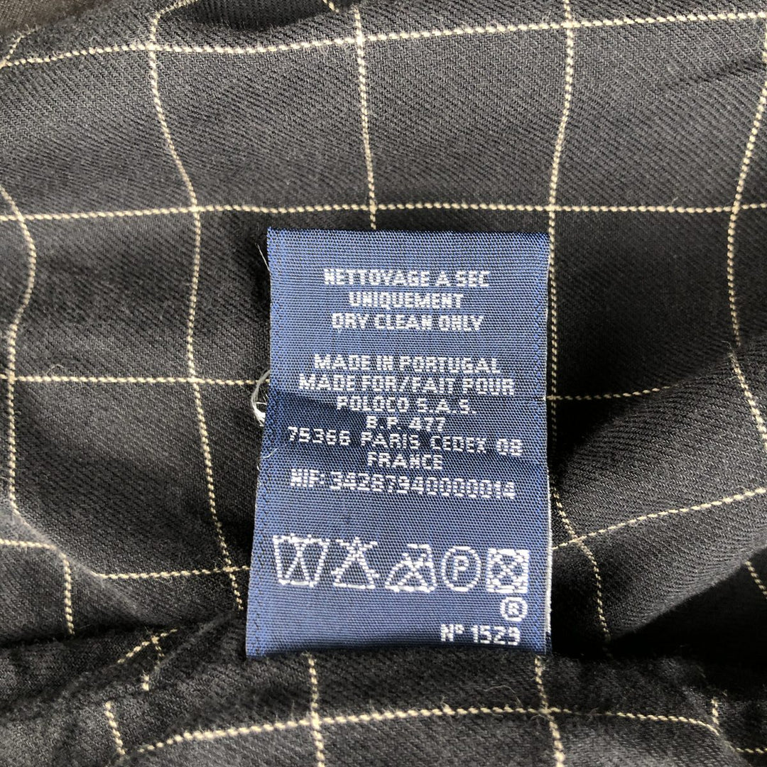Ralph Lauren POLO by Ralph Lauren Swing Top Sports Jacket Men's XL polyester black type Vintage Second Hand