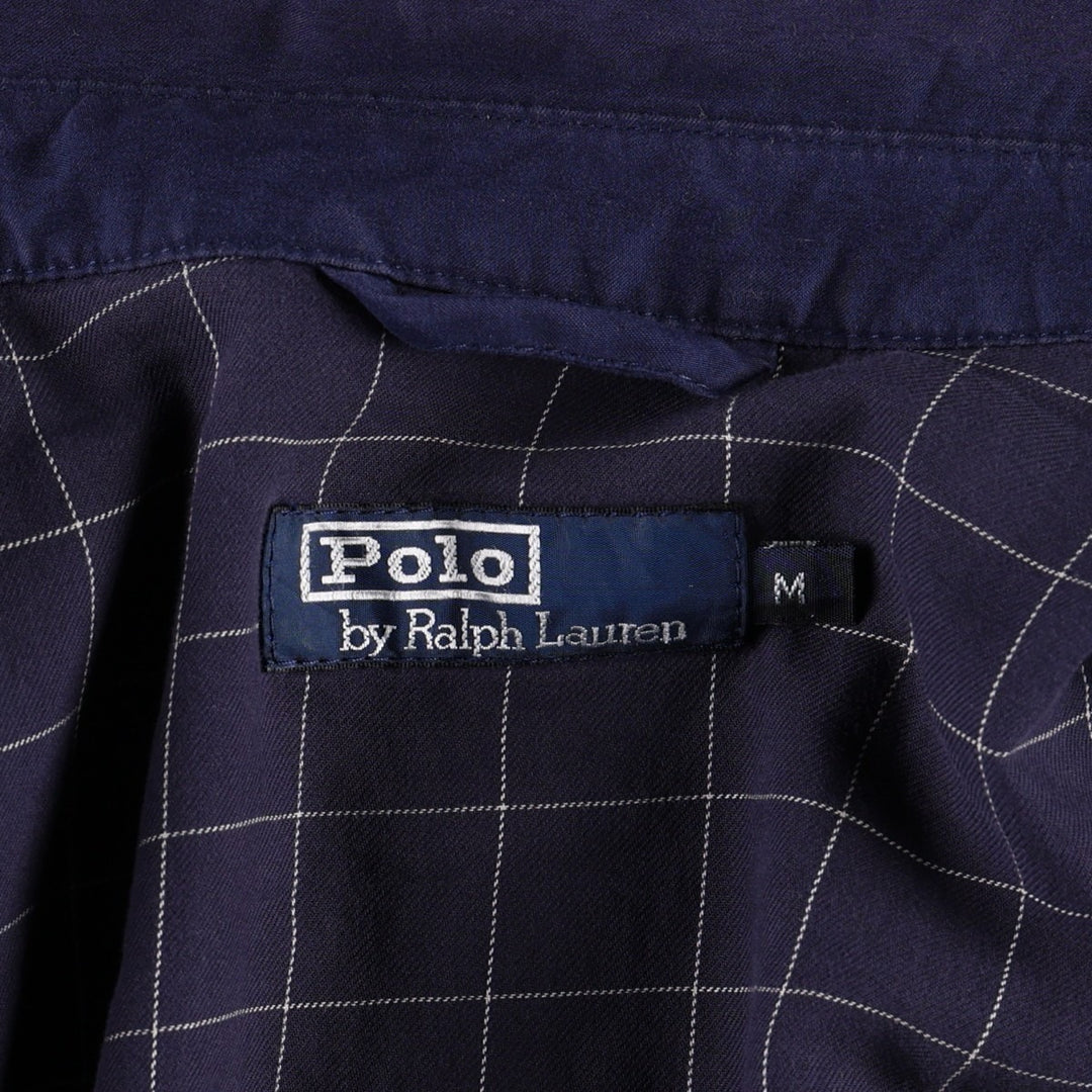 Ralph Lauren POLO by Ralph Lauren Swing Top Sports Jacket Men's M polyester navy blue type Vintage Second Hand