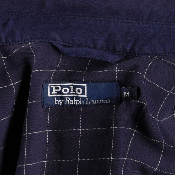Ralph Lauren POLO by Ralph Lauren Swing Top Sports Jacket Men's M polyester navy blue type Vintage Second Hand