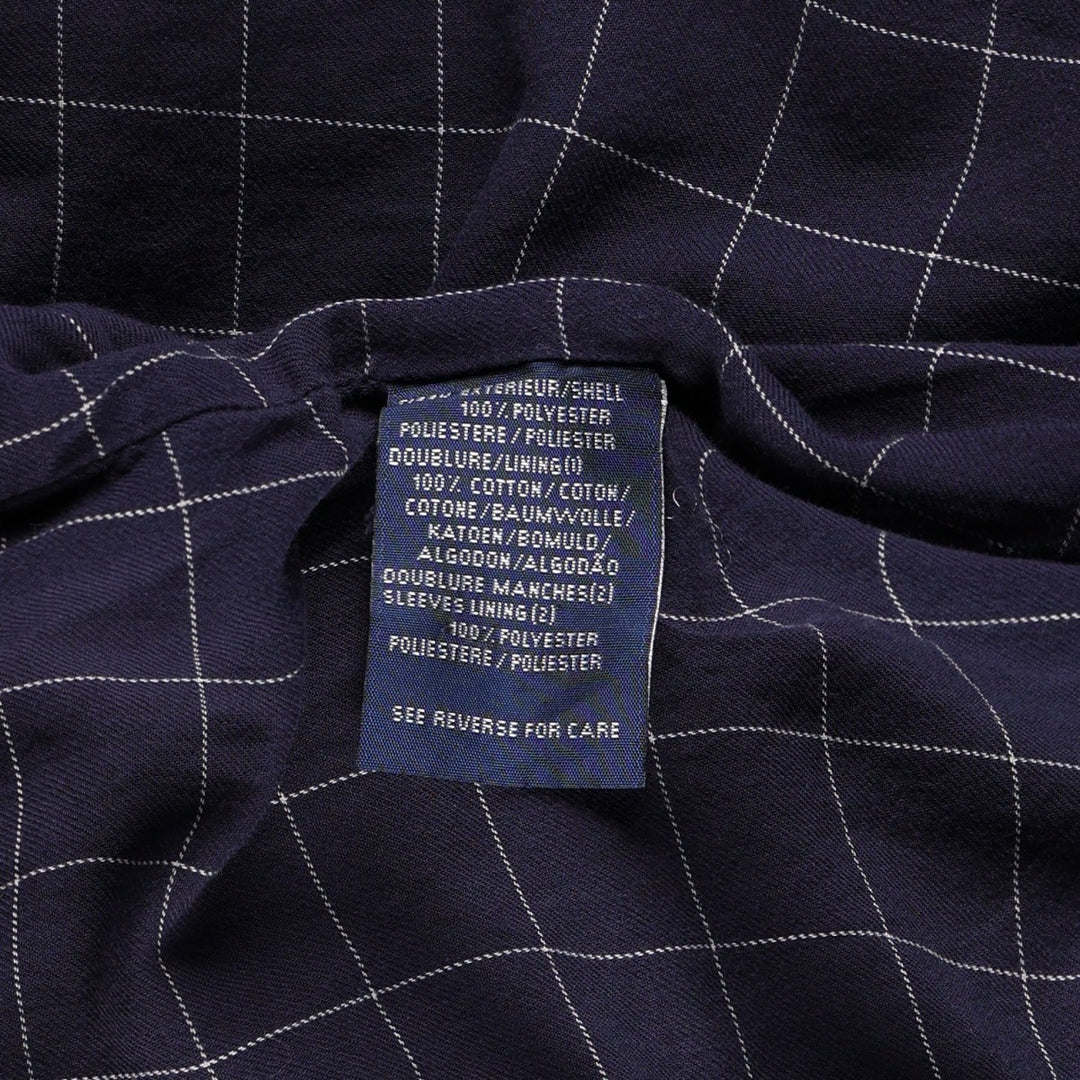 Ralph Lauren POLO by Ralph Lauren Swing Top Sports Jacket Men's M polyester navy blue type Vintage Second Hand