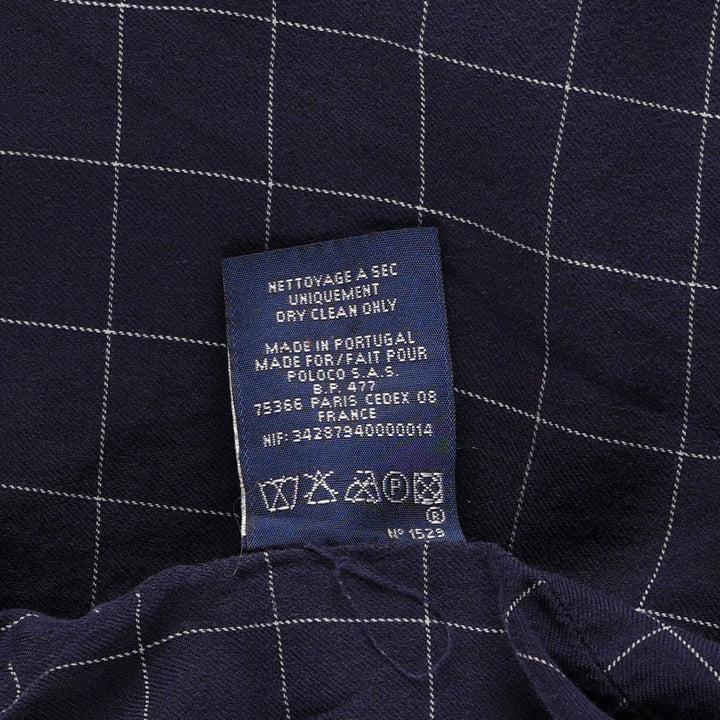 Ralph Lauren POLO by Ralph Lauren Swing Top Sports Jacket Men's M polyester navy blue type Vintage Second Hand