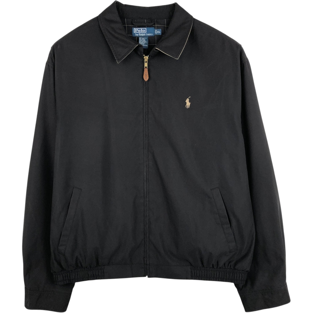Ralph Lauren POLO by Ralph Lauren Swing Top Sports Jacket Men's XL polyester black type Vintage Second Hand