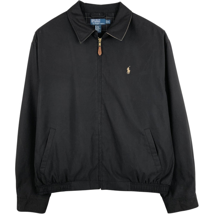 Ralph Lauren POLO by Ralph Lauren Swing Top Sports Jacket Men's XL polyester black type Vintage Second Hand