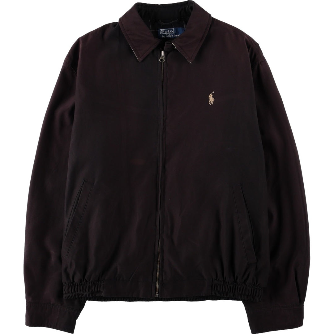 Ralph Lauren POLO by Ralph Lauren Swing Top Sports Jacket Men's S polyester black type Vintage Second Hand
